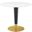 Zinque 36 Inch Dining Table In Gold and White