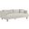 Zoya Down Filled Overstuffed Sofa In Ivory