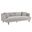Zoya Down Filled Overstuffed Sofa In Light Gray