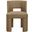 Zuno Velvet Performance Fabric Upholstered Dining Chair Set of 2 In Beige