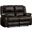 Zuriel Motion Loveseat In Brown