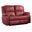 Zuriel Motion Loveseat In Red