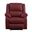 Zuriel Motion Rocker Recliner In Red