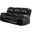 Zuriel Motion Sofa In Black