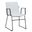 Zylar Series Office Guest Arm Chair In White Leather