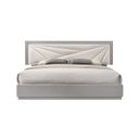 Florence White and Light Grey Lacquer Nightstand by J&M | 1StopBedrooms