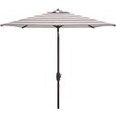 Ombrellone Safavieh Outdoor Collection UV Resistente, Grigio E Bianco, 9 Piedi Con Inclinazione: Stile E Protezione Per I Tuoi Esterni!