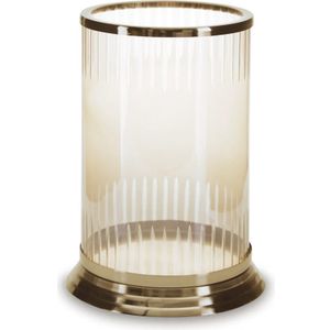 The appearance of Aavinson Large Candle Holder In Amber designed by Signature Design by Ashley in the interior design. This piece of furniture was selected by 1StopBedrooms from to add a touch of cosiness and style into your home. Sku: ASL-A2000688.