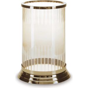 The appearance of Aavinson Small Candle Holder In Amber designed by Signature Design by Ashley in the interior design. This piece of furniture was selected by 1StopBedrooms from to add a touch of cosiness and style into your home. Sku: ASL-A2000687.