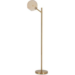 The appearance of Abanson Amber/Gold Metal Floor Lamp designed by Signature Design by Ashley in the interior design. This piece of furniture was selected by 1StopBedrooms from to add a touch of cosiness and style into your home. Sku: L206021.