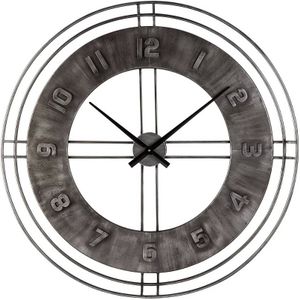 The appearance of Ana Sofia Antique Gray Wall Clock designed by Signature Design by Ashley in the interior design. This piece of furniture was selected by 1StopBedrooms from to add a touch of cosiness and style into your home. Sku: ASL-A8010068.