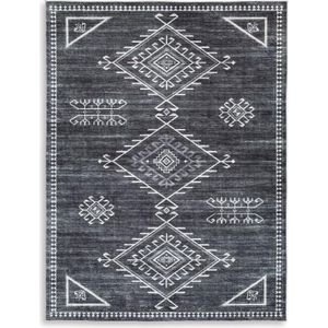 The appearance of Arloman Black And Cream Medium Rug designed by Signature Design by Ashley in the interior design. This piece of furniture was selected by 1StopBedrooms from to add a touch of cosiness and style into your home. Sku: ASL-R405932.