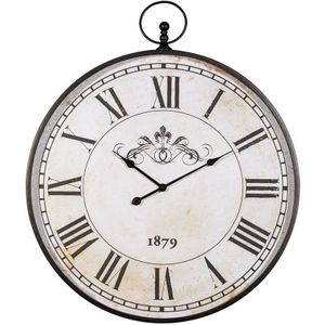 The appearance of Augustina Antique Black Wall Clock designed by Signature Design by Ashley in the interior design. This piece of furniture was selected by 1StopBedrooms from to add a touch of cosiness and style into your home. Sku: ASL-A8010110.