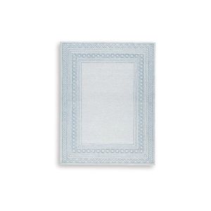 Azelhurst 7'8" x 10' Area Rug In Blue/Gray/Ivory