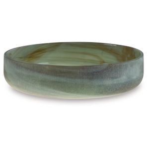 The appearance of Bannington Bowl In Sage Green designed by Signature Design by Ashley in the interior design. This piece of furniture was selected by 1StopBedrooms from to add a touch of cosiness and style into your home. Sku: ASL-A2000719.