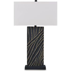 The appearance of Bartlen Table Lamp In Black and Gold designed by Signature Design by Ashley in the interior design. This piece of furniture was selected by 1StopBedrooms from to add a touch of cosiness and style into your home. Sku: ASL-L235774.