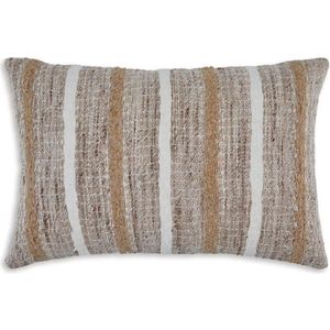 The appearance of Benish Pillow Set of 4 In Tan and Brown and White designed by Signature Design by Ashley in the interior design. This piece of furniture was selected by 1StopBedrooms from to add a touch of cosiness and style into your home. Sku: ASL-A1001047.
