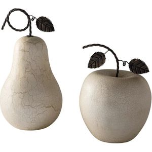 Bidelia Antique White Sculpture Set of 2