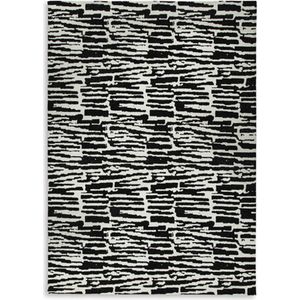 The appearance of Bramshaw Extra Large Rug In Black and Ivory designed by Signature Design by Ashley in the interior design. This piece of furniture was selected by 1StopBedrooms from to add a touch of cosiness and style into your home. Sku: ASL-R406760.