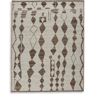 The appearance of Brettler Large Rug In Beige and Brown designed by Signature Design by Ashley in the interior design. This piece of furniture was selected by 1StopBedrooms from to add a touch of cosiness and style into your home. Sku: ASL-R406791.