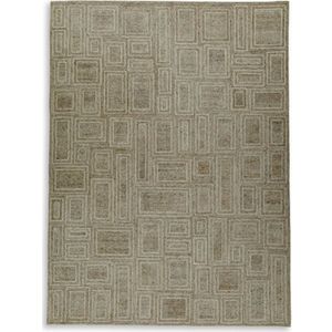 The appearance of Brickburgh Extra Large Rug In Gray and Ivory designed by Signature Design by Ashley in the interior design. This piece of furniture was selected by 1StopBedrooms from to add a touch of cosiness and style into your home. Sku: ASL-R406900.