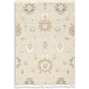 The appearance of Calkin 5 ft x 7 ft Rug In Linen and Gray designed by Signature Design by Ashley in the interior design. This piece of furniture was selected by 1StopBedrooms from to add a touch of cosiness and style into your home. Sku: ASL-R406392.