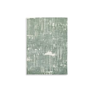 Cayworth 5' x 7' Rug In Teal and White