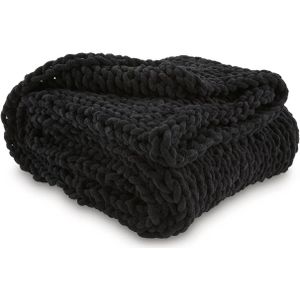 The appearance of Chaddon Throw Set of 3 In Black designed by Signature Design by Ashley in the interior design. This piece of furniture was selected by 1StopBedrooms from to add a touch of cosiness and style into your home. Sku: ASL-A1001061.