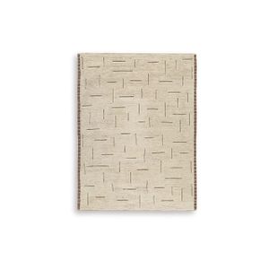 Clayman Large Rug In Beige and Brown