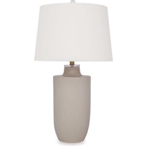 The appearance of Cylener Table Lamp In Off White designed by Signature Design by Ashley in the interior design. This piece of furniture was selected by 1StopBedrooms from to add a touch of cosiness and style into your home. Sku: ASL-L100794.