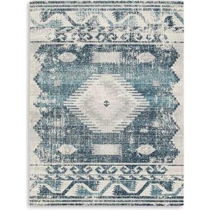 The appearance of Daddridge 5 ft x 7 ft Rug In Gray and Blue designed by Signature Design by Ashley in the interior design. This piece of furniture was selected by 1StopBedrooms from to add a touch of cosiness and style into your home. Sku: ASL-R900102.