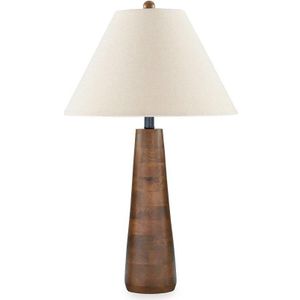 The appearance of Danset Table Lamp In Brown designed by Signature Design by Ashley in the interior design. This piece of furniture was selected by 1StopBedrooms from to add a touch of cosiness and style into your home. Sku: ASL-L329104.
