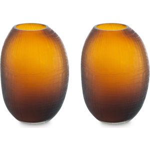 The appearance of Embersen Amber Vase Set of 2 designed by Signature Design by Ashley in the interior design. This piece of furniture was selected by 1StopBedrooms from to add a touch of cosiness and style into your home. Sku: ASL-A2900002.