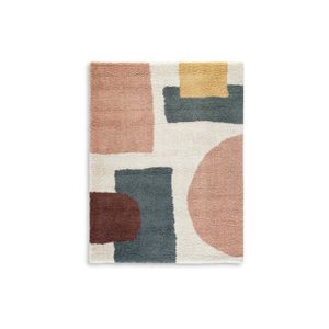 The appearance of Flynnwick 8' x 10' Rug In Cream/Pink/Gray designed by Signature Design by Ashley in the interior design. This piece of furniture was selected by 1StopBedrooms from to add a touch of cosiness and style into your home. Sku: ASL-R407181.