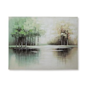 Garlenridge Wall Art In Green and Tan and White