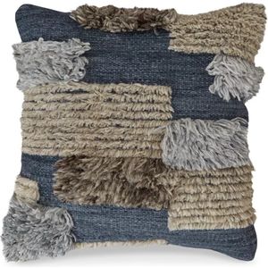 The appearance of Gibbend Blue And Gray Pillow Set Of 4 designed by Signature Design by Ashley in the interior design. This piece of furniture was selected by 1StopBedrooms from to add a touch of cosiness and style into your home. Sku: ASL-A1000926.