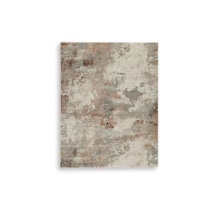 Jadenburg Large Rug In Cream and Gray