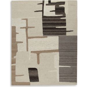 The appearance of Kencher Large Rug In Beige and Brown designed by Signature Design by Ashley in the interior design. This piece of furniture was selected by 1StopBedrooms from to add a touch of cosiness and style into your home. Sku: ASL-R406821.