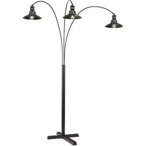 The appearance of Metal Arc Lamp designed by Signature Design by Ashley in the interior design. This piece of furniture was selected by 1StopBedrooms from to add a touch of cosiness and style into your home. Sku: ASL-L725059.