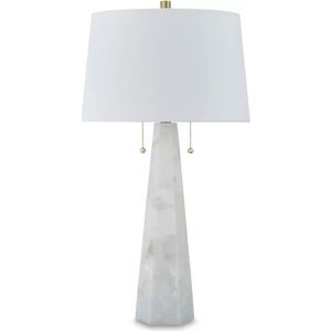The appearance of Laurellen Table Lamp In White designed by Signature Design by Ashley in the interior design. This piece of furniture was selected by 1StopBedrooms from to add a touch of cosiness and style into your home. Sku: ASL-L429064.