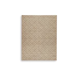 Lyamford Large Rug In Beige Gray and Brown