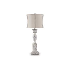 The appearance of Madsbrook Table Lamp In Antique White designed by Signature Design by Ashley in the interior design. This piece of furniture was selected by 1StopBedrooms from to add a touch of cosiness and style into your home. Sku: ASL-L235924.