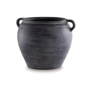 The appearance of Meadie Vase In Distressed Black designed by Signature Design by Ashley in the interior design. This piece of furniture was selected by 1StopBedrooms from to add a touch of cosiness and style into your home. Sku: ASL-A2000790.