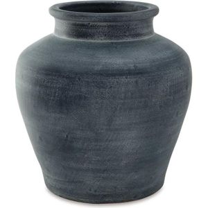 The appearance of Meadie Vase In Distressed Blue designed by Signature Design by Ashley in the interior design. This piece of furniture was selected by 1StopBedrooms from to add a touch of cosiness and style into your home. Sku: ASL-A2000629.
