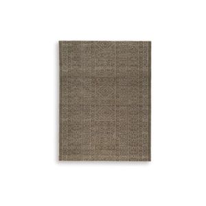 Merrittman 7'8" x 10' Area Rug In Brown and Ivory