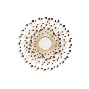 Morwenna Accent Mirror In Bronze and Gold