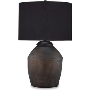 The appearance of Naareman Table Lamp In Black designed by Signature Design by Ashley in the interior design. This piece of furniture was selected by 1StopBedrooms from to add a touch of cosiness and style into your home. Sku: ASL-L100804.