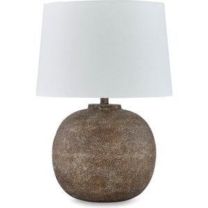 The appearance of Neavesboro Table Lamp In White and Brown designed by Signature Design by Ashley in the interior design. This piece of furniture was selected by 1StopBedrooms from to add a touch of cosiness and style into your home. Sku: ASL-L207484.