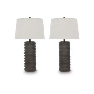 The appearance of Neilett polyresin Table Lamp Set of 2 In Antique Brown designed by Signature Design by Ashley in the interior design. This piece of furniture was selected by 1StopBedrooms from to add a touch of cosiness and style into your home. Sku: ASL-L243704.