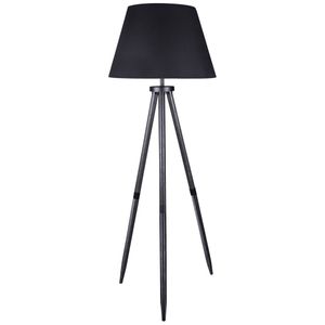 Orhan Wood Floor Lamp In Black